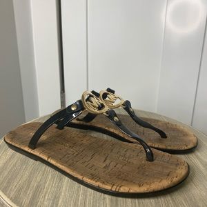 Micheal Kors jelly thong sandals